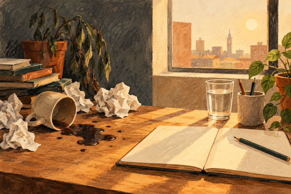 Editorial illustration for How to Recover a Day That's Already Gone Wrong