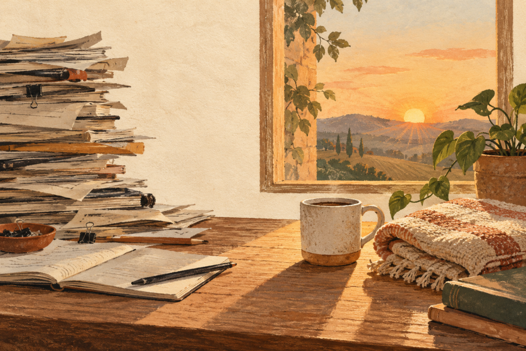 Editorial illustration for Rest Is Not the Reward for Finishing