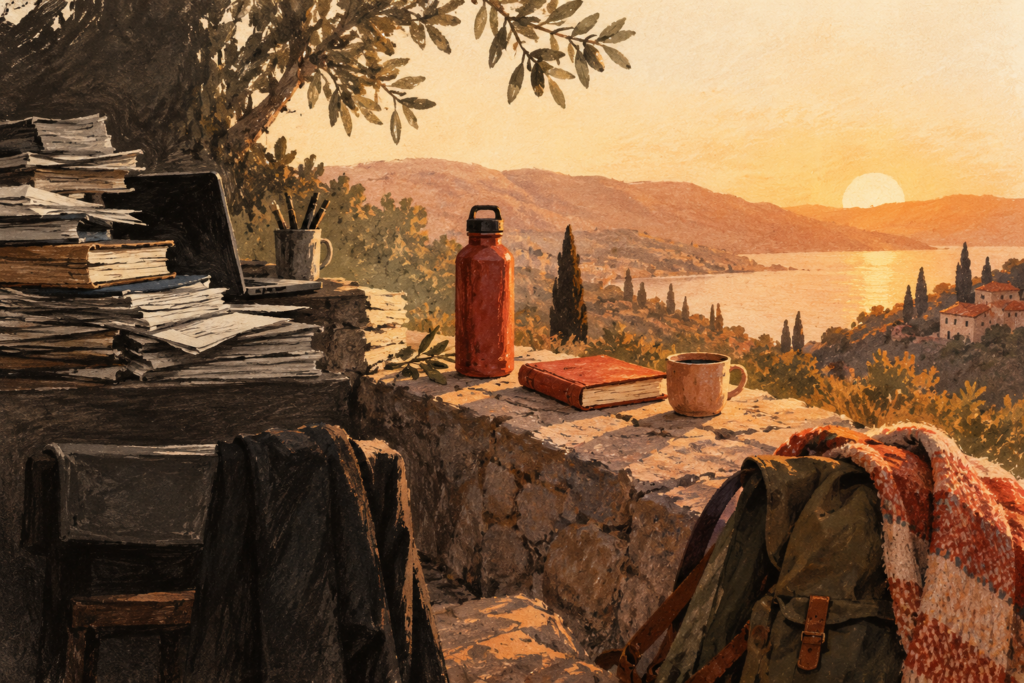 Editorial illustration for The Hours You Aren't Working Decide How Well You Work