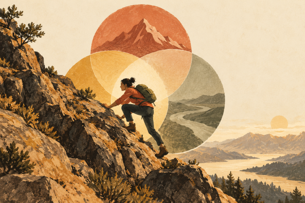 Editorial illustration for Flow Isn't a Mood: The Three Conditions Csikszentmihalyi Found Behind Peak Concentration