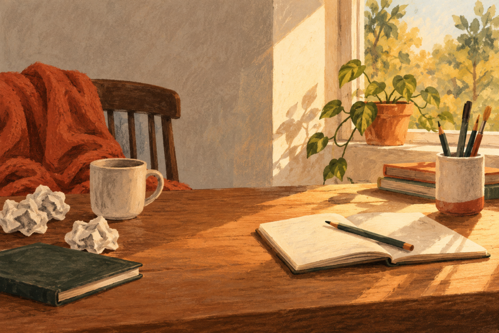 Editorial illustration for How to Start When You Don't Feel Like It