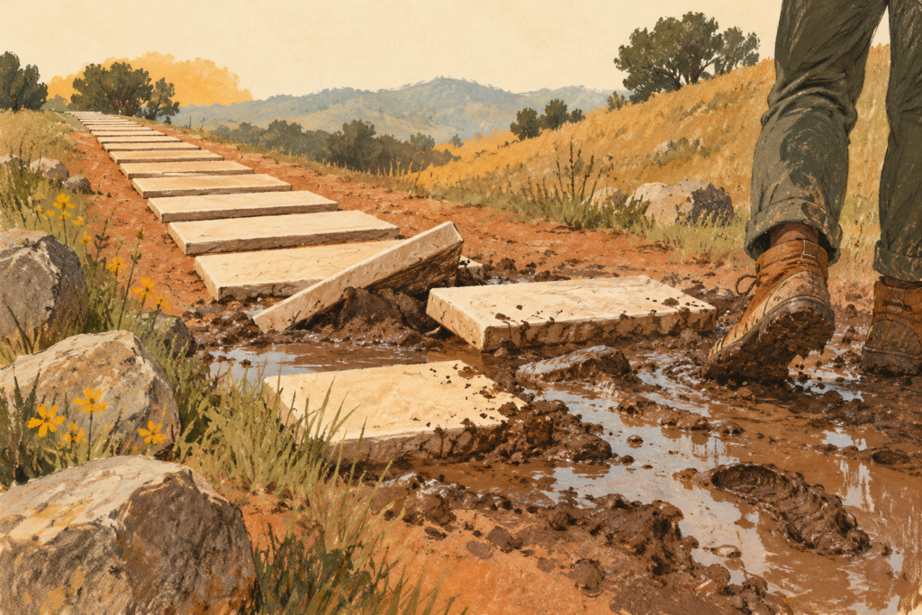 Editorial illustration for The Day You Planned Perfectly and Still Lost